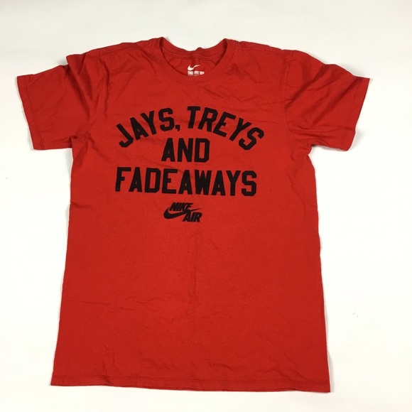 Nike Other - Nike Jays Treys And Fadeaways T Short Mens Small